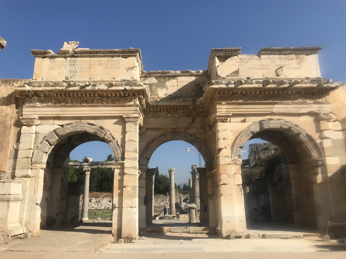 Libary of Celsus arches