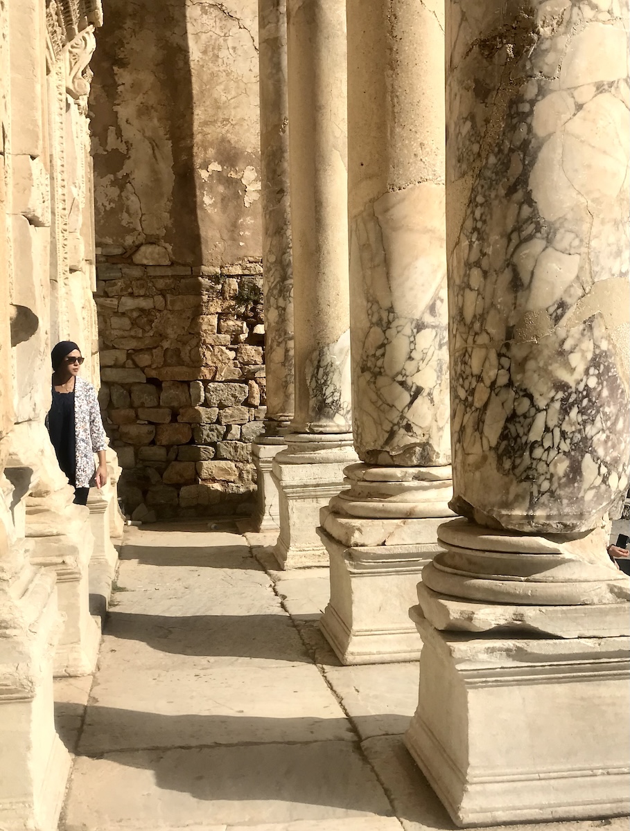 Ancient marble columns