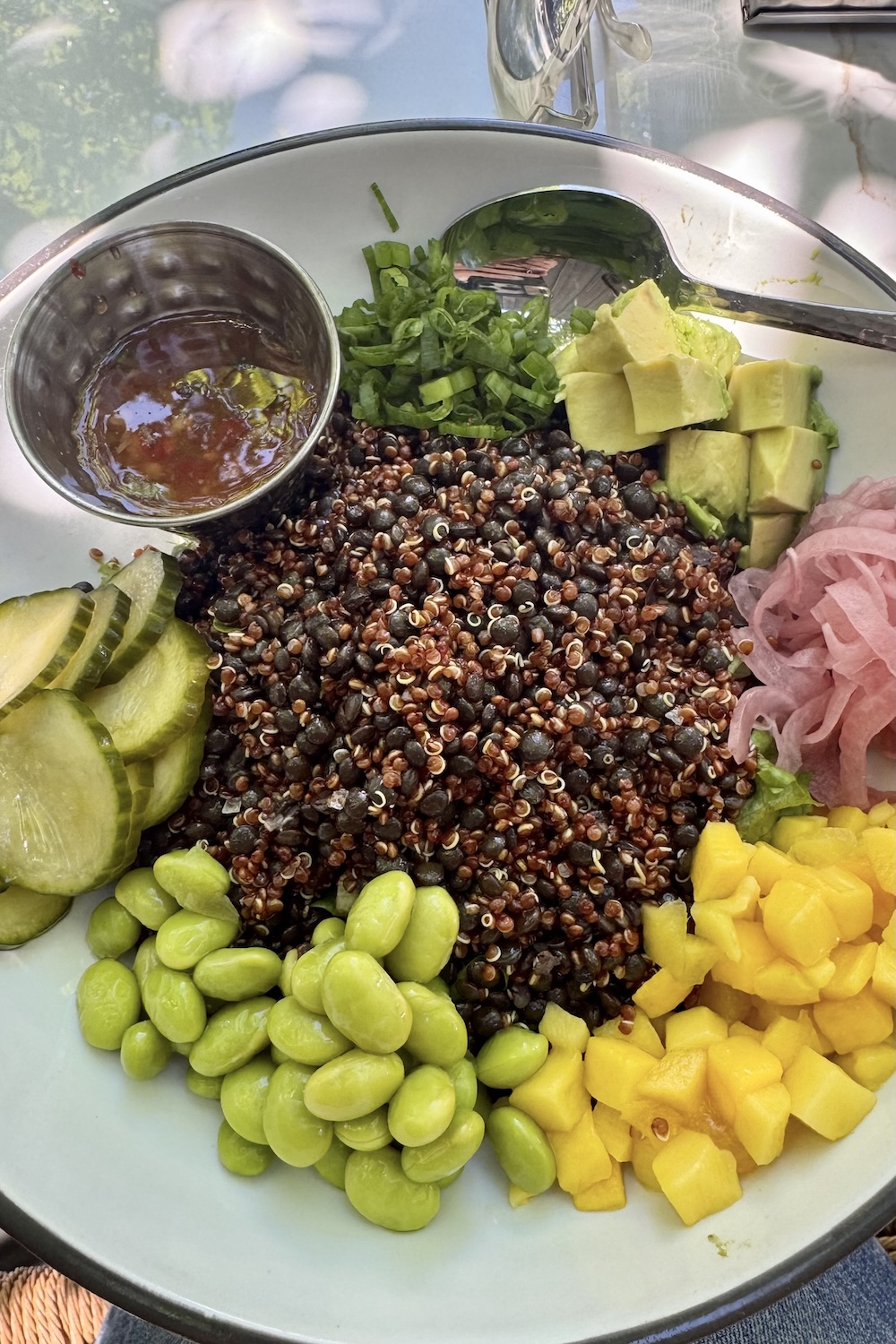Colorful salad bowl