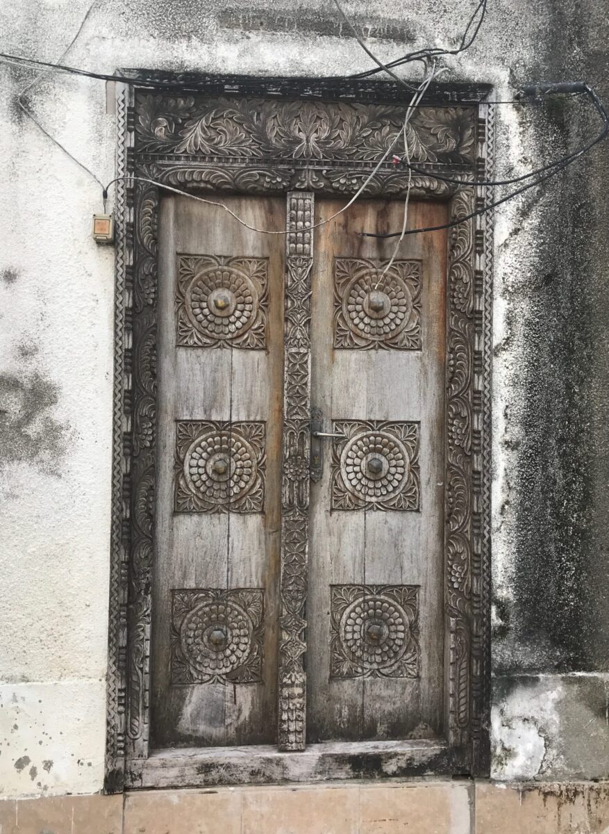 Old door in Zanzibar