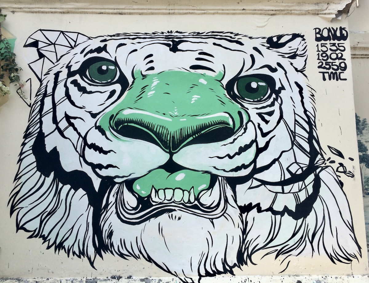 tiger graffiti