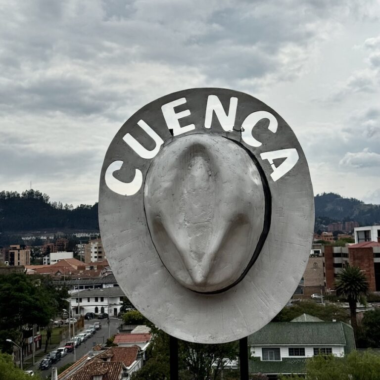 Cuenca on a hat