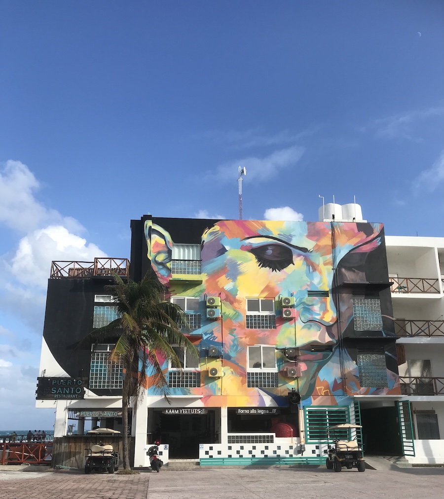 mural on building