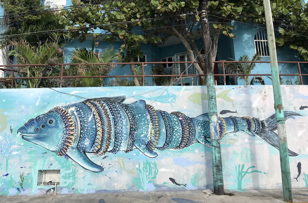 fish mural
