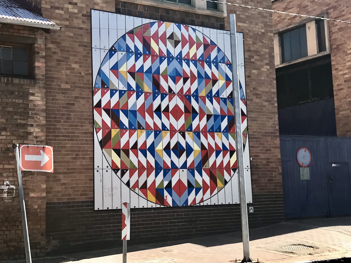 geometric street art