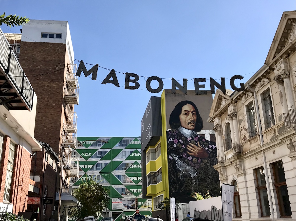 maboneng hanging sign