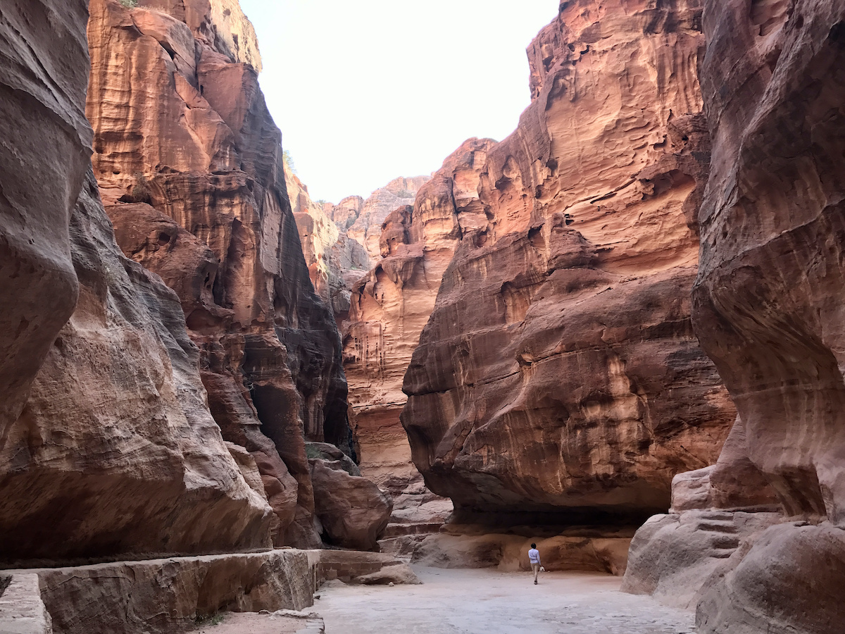 siq gorge in petra