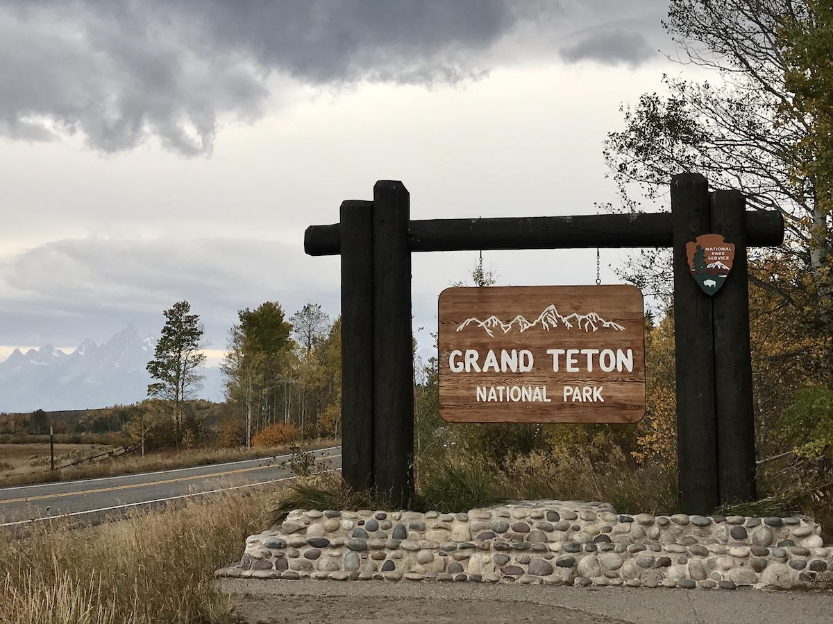 Grand Teton sign
