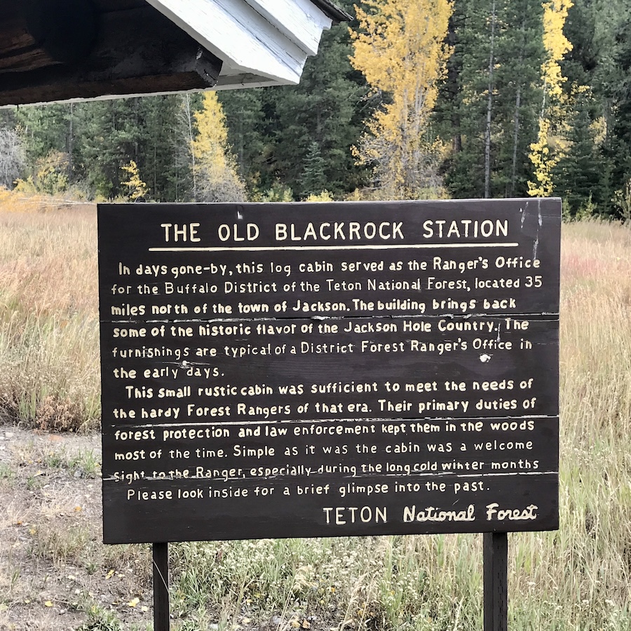 The Old Blackrock Station sign