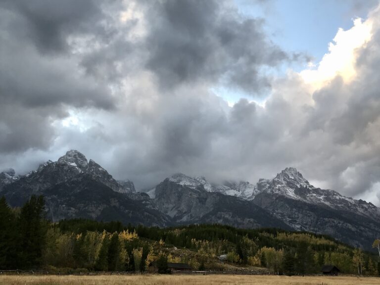 Mountain range Grand Teton
