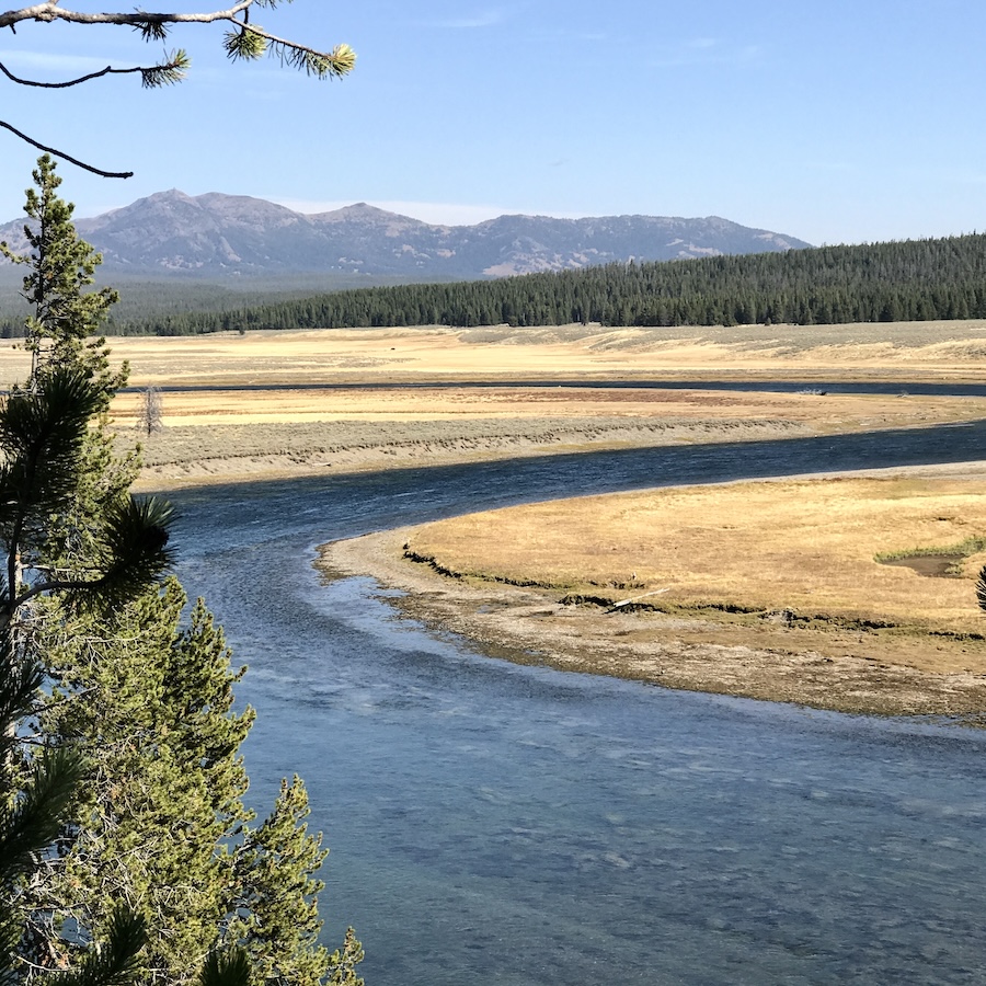 Winding river
