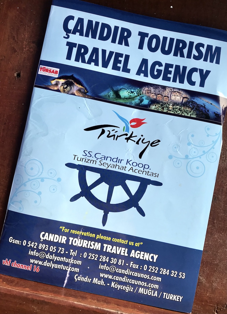 Brochure for Candir Tourism Travel Agency